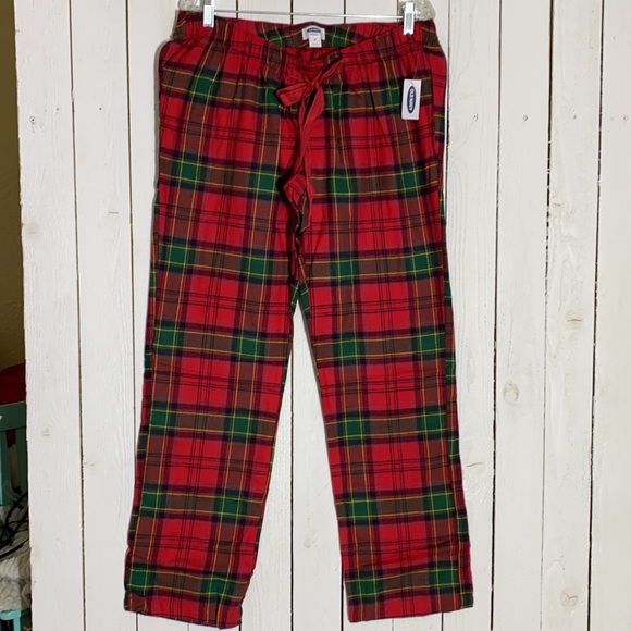 Maternity Plaid Flannel Pajama Pants - Picture 2 of 11